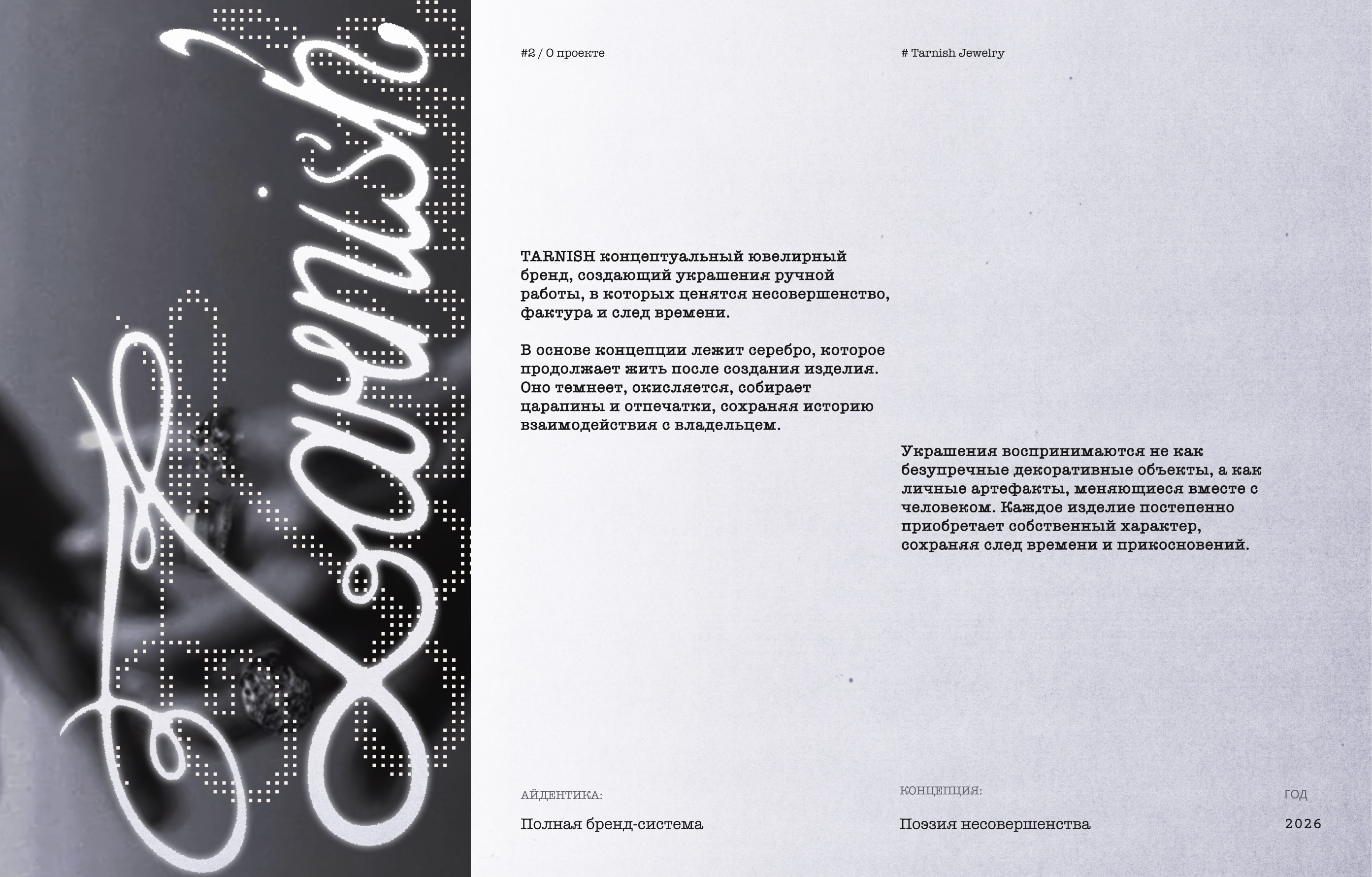 Tarnish Jewelry | Brand Identity & Packaging Design — Изображение №2 — Брендинг на Dprofile