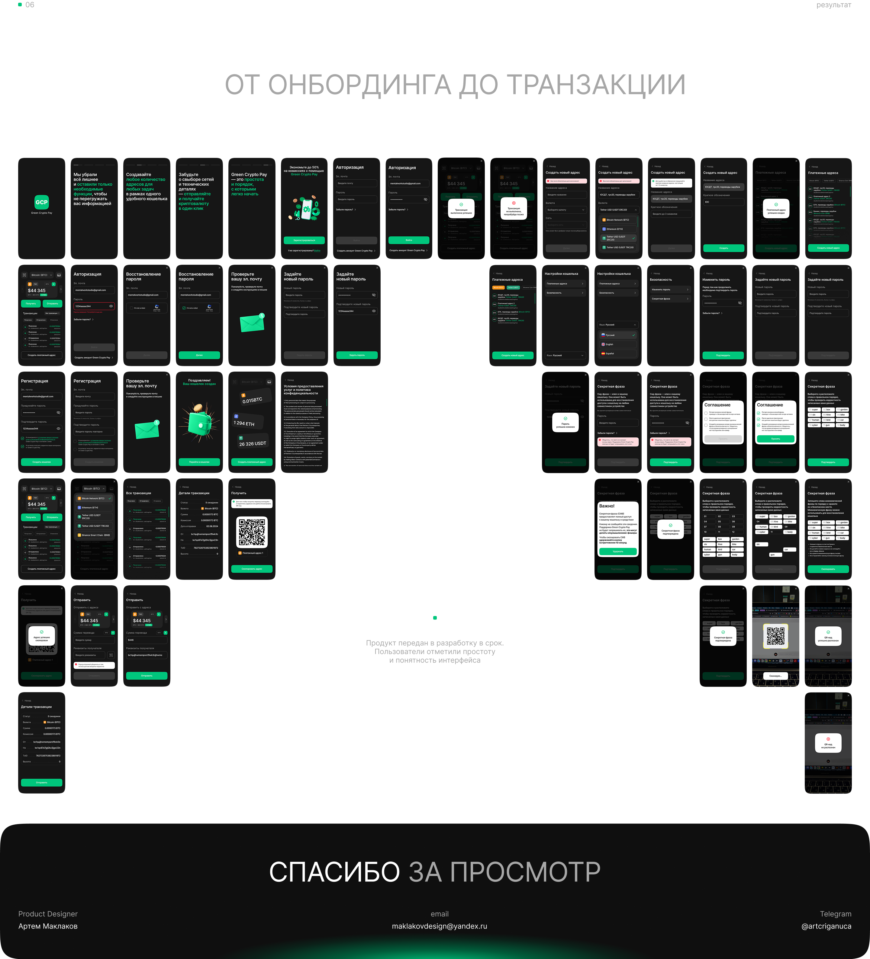 Мобильное приложение — Green Crypto Pay — Изображение №9 — Интерфейсы на Dprofile