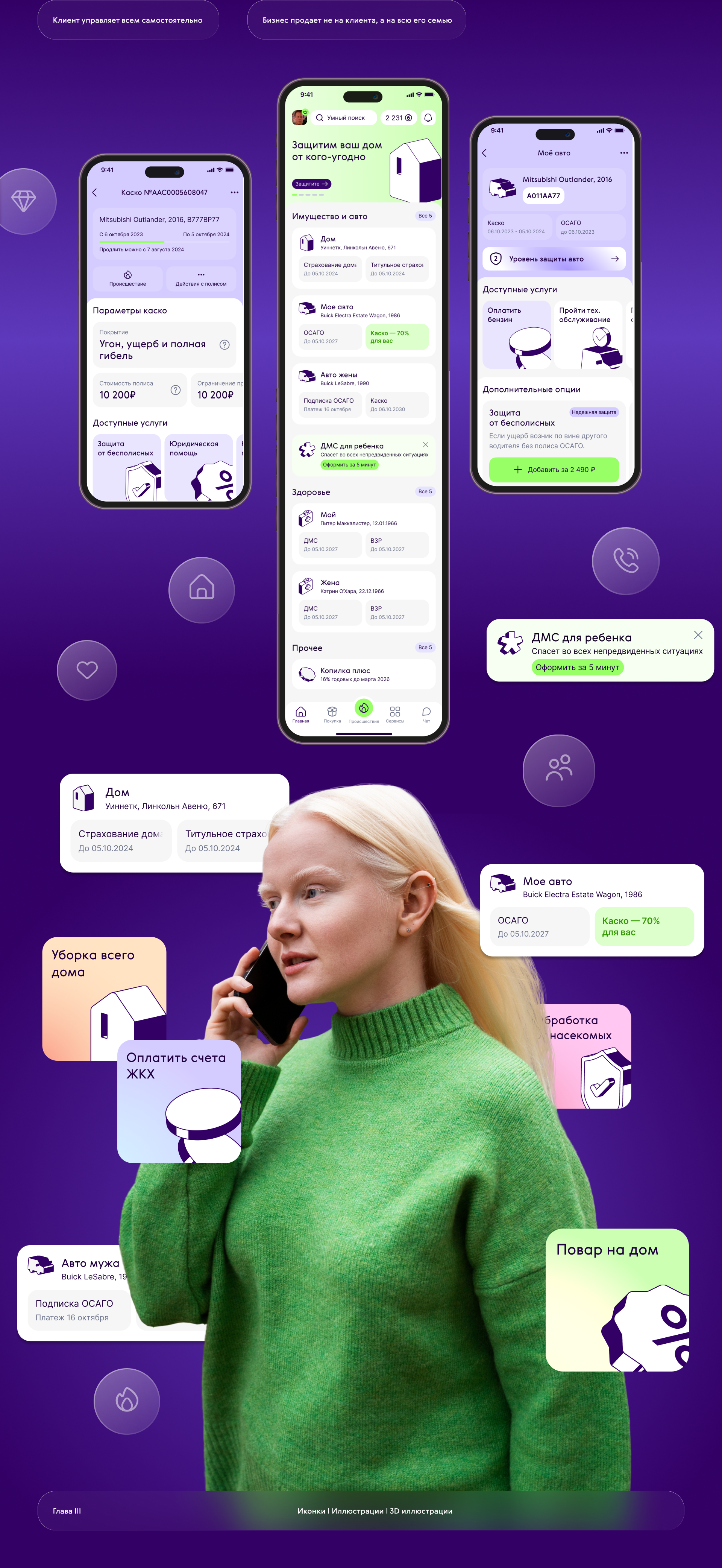 Страхование для семьи — Изображение №5 — Интерфейсы, Анимация на Dprofile