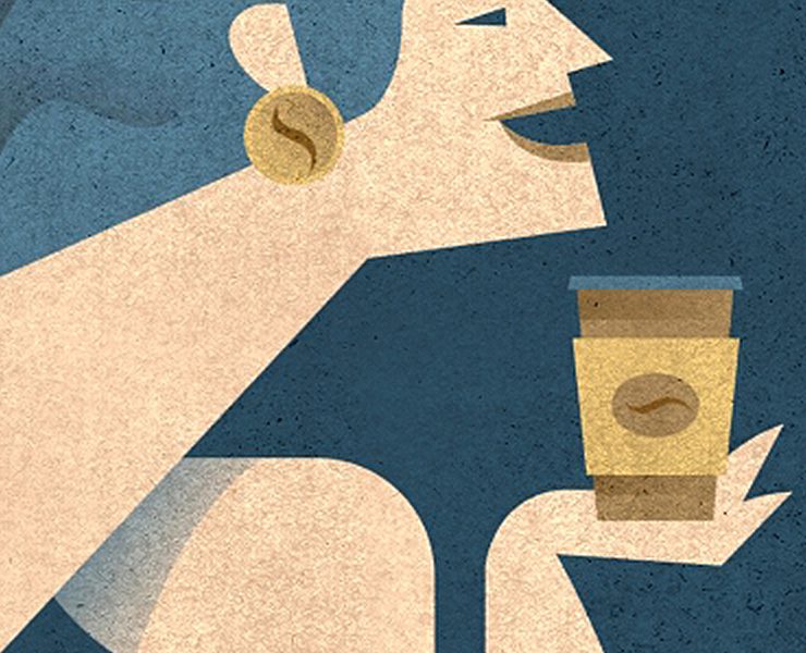 Coffee cup — Брендинг, Иллюстрация на Dprofile