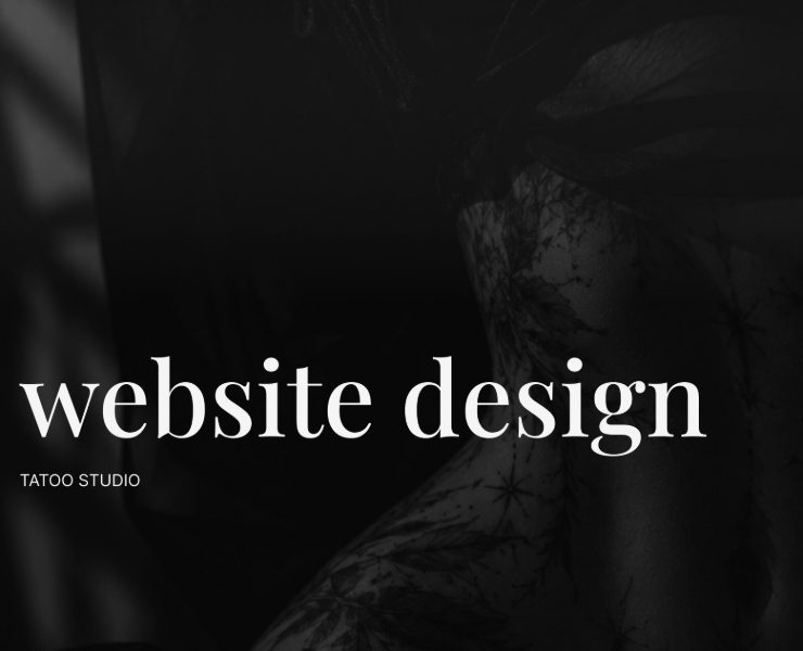 Tatto studio website design — Интерфейсы на Dprofile
