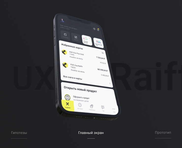 UX Raiffeisen — Интерфейсы на Dprofile