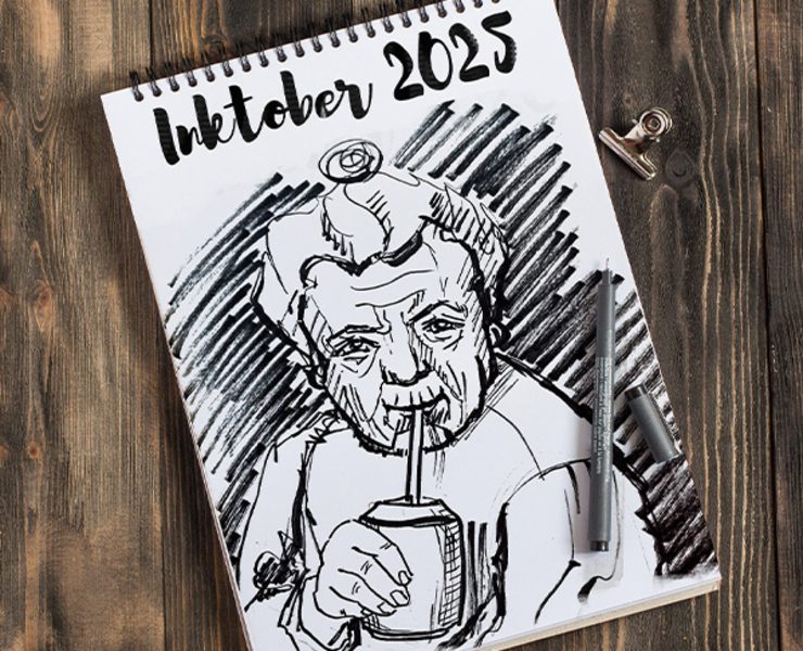 INKTOBER 2025 — Иллюстрация на Dprofile