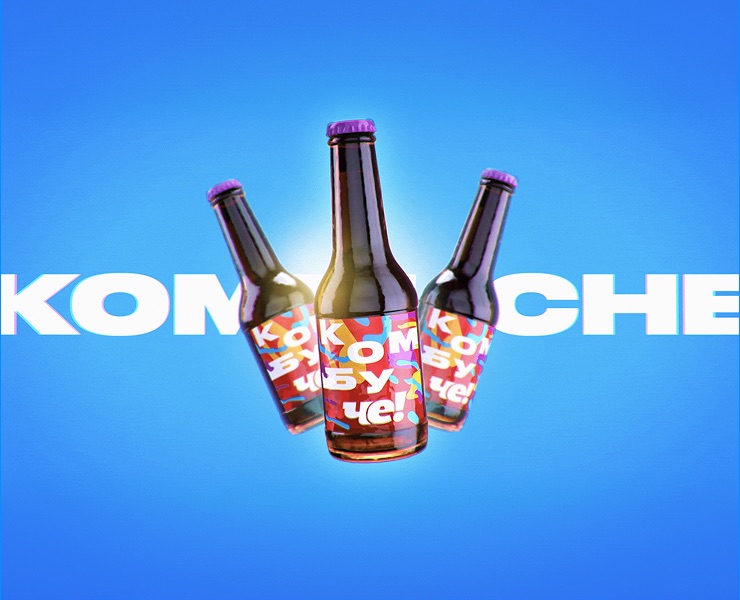 KombuChe! — Брендинг, Промдизайн на Dprofile