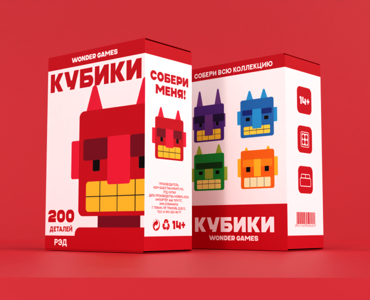 КУБИКИ | Дизайн упаковки — Брендинг на Dprofile