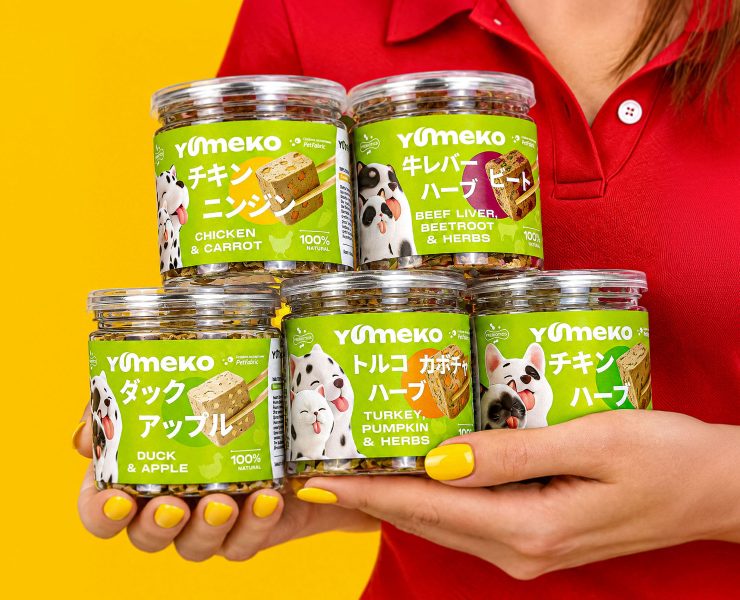 YUMEKO — Freeze-Dried Treats Brand Identity & Packaging на Dprofile
