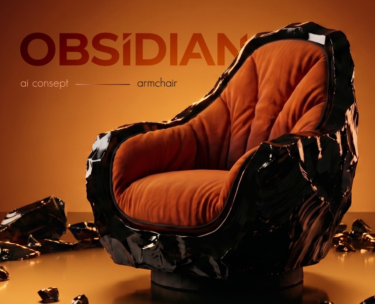 AI Furniture concept — OBSIDIAN — Промдизайн, Нейро на Dprofile