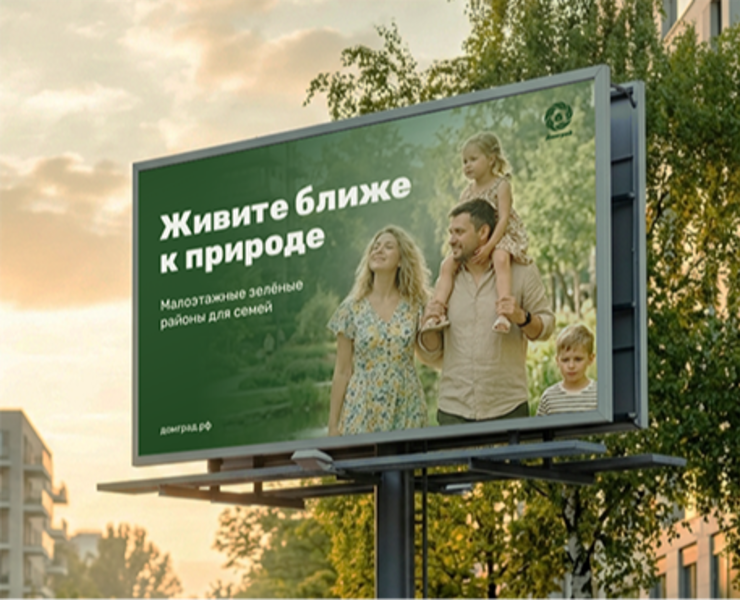 Жилой девелопер «Домград» — Брендинг, Нейро на Dprofile